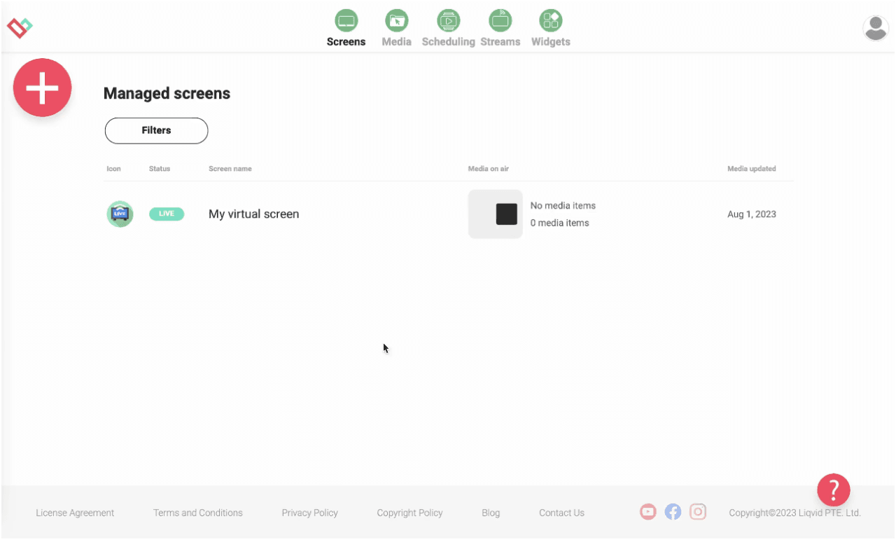 Liqvid remote control preview