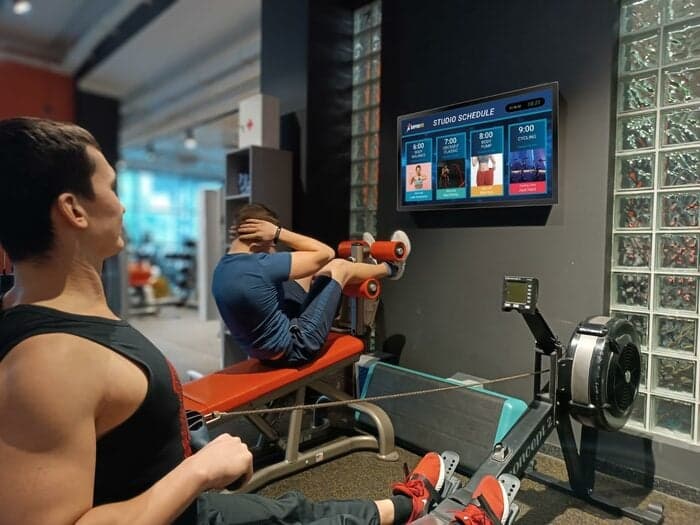 man in gym photo